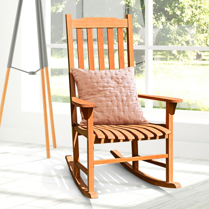 Outdoor Rocking Chair Single Rocker for Patio Deck