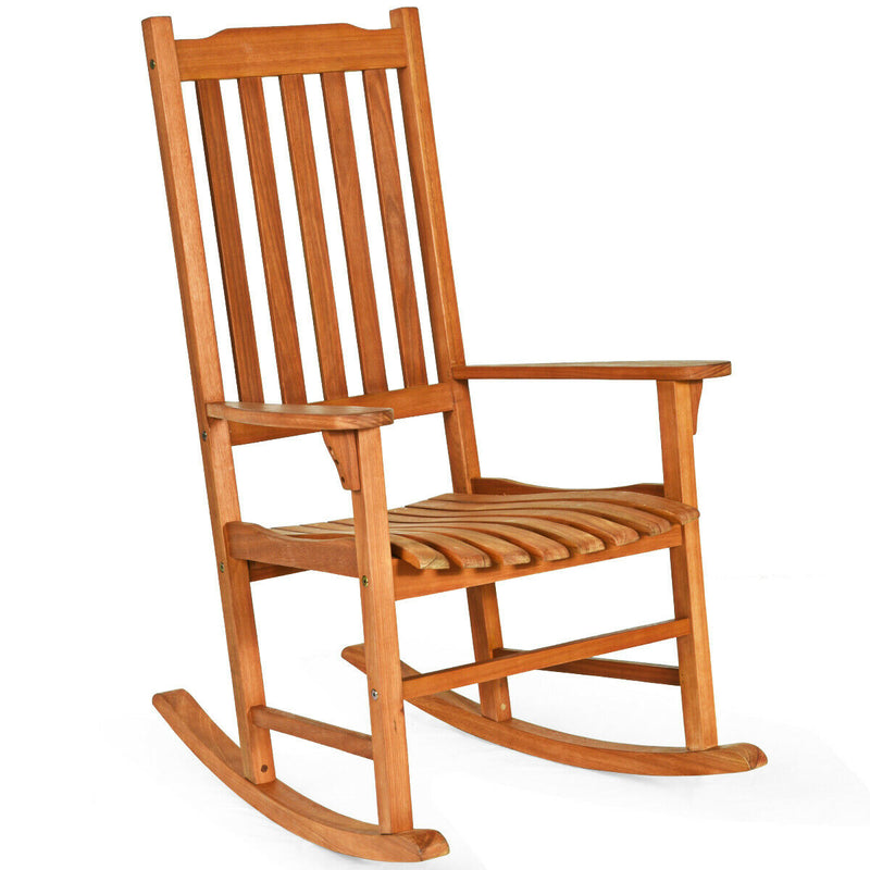 Outdoor Rocking Chair Single Rocker for Patio Deck