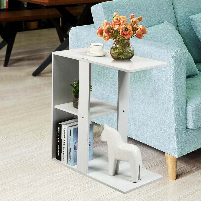 3-tier Sidle table with Storage shelf