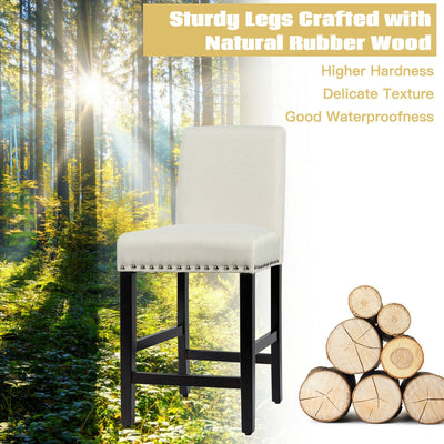 25'' Kitchen Chairs w/ Rubber Wood Legs