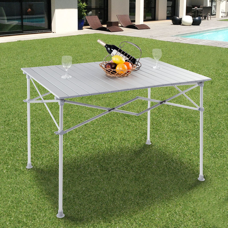 Outdoor and Indoor Portable and Folding Lightweight Camping Dining Table