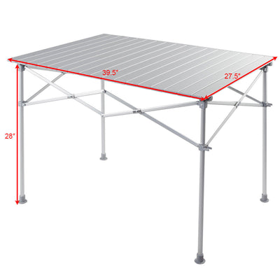 Outdoor and Indoor Portable and Folding Lightweight Camping Dining Table