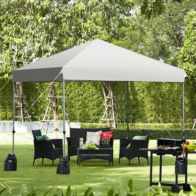 8 x 8 Ft Outdoor Canopy Tent with Roller Bag and Sand Bags