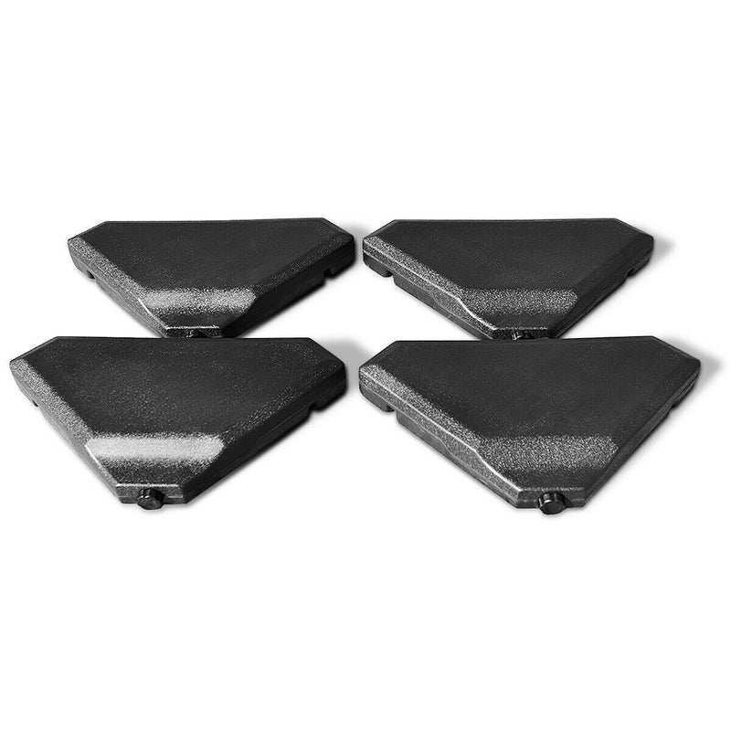 4 Pcs 195 lbs Patio Cantilever Offset Umbrella Base Weight Sand