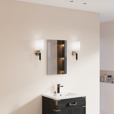 16 in.x 24 in. inch Copper-Free Tri-Views Mirror Cabinet with Adjustable Shelves and Right Swing Door