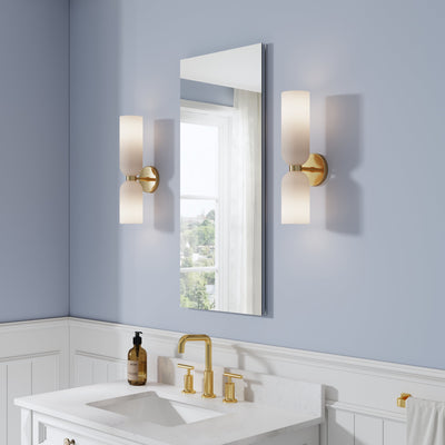 16 in. ×36 in. Copper-Free Tri-Views Mirror Medicine Cabinet, Recessed/Surface Mount and Left Swing Door