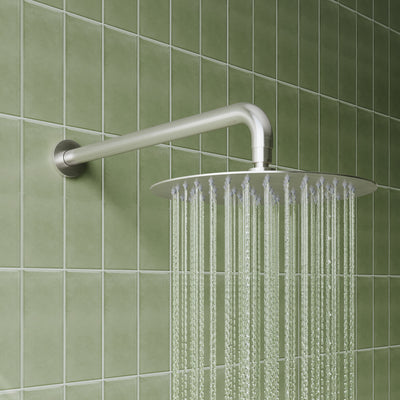 3-Function Shower System with Tub Spout, 10-Inch Rainfall Head & Handheld – Pressure Balance Valve, 304 Stainless Steel