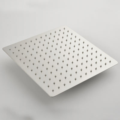 10 inch Square Stainless Steel Silicone Nozzles Shower Head