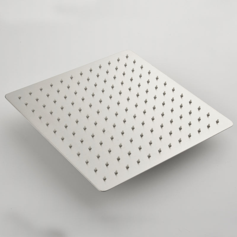 10 inch Square Stainless Steel Silicone Nozzles Shower Head