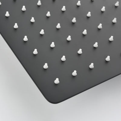 10 inch Square Stainless Steel Silicone Nozzles Shower Head