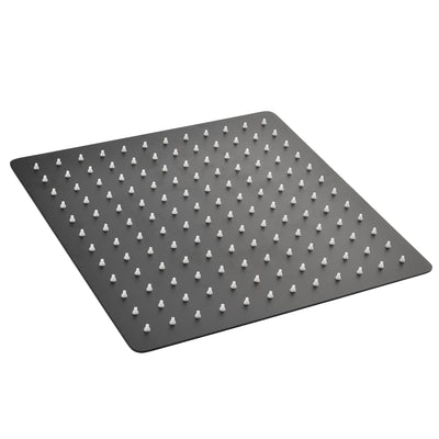 10 inch Square Stainless Steel Silicone Nozzles Shower Head