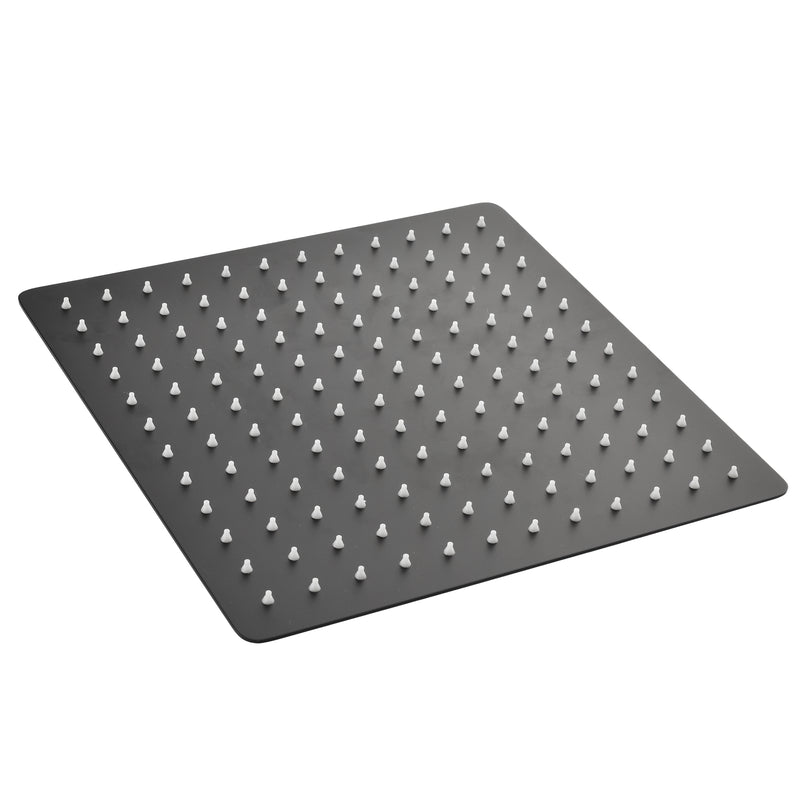 10 inch Square Stainless Steel Silicone Nozzles Shower Head
