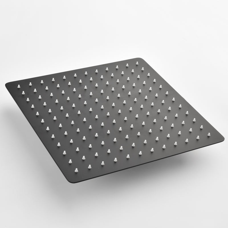 10 inch Square Stainless Steel Silicone Nozzles Shower Head