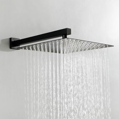 10 inch Square Stainless Steel Silicone Nozzles Shower Head