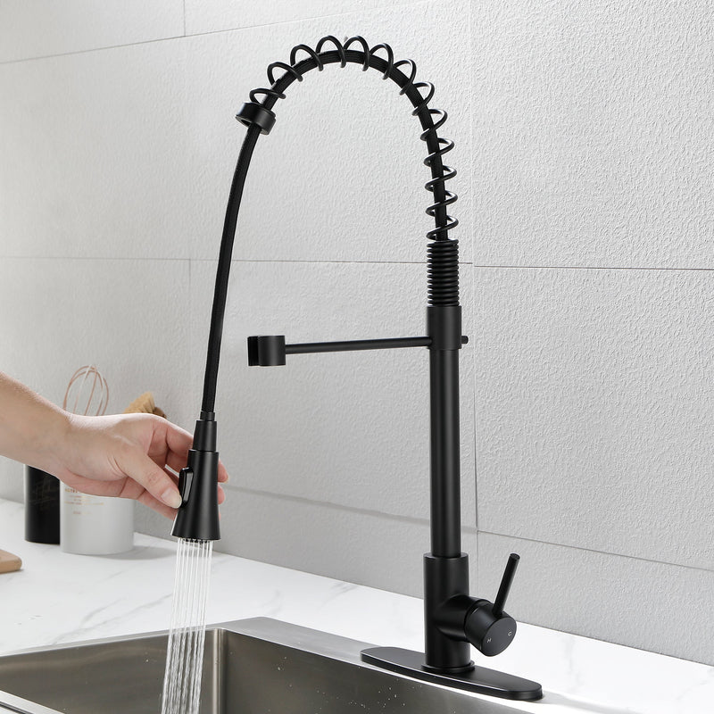 Swan Neck Kitchen Faucet