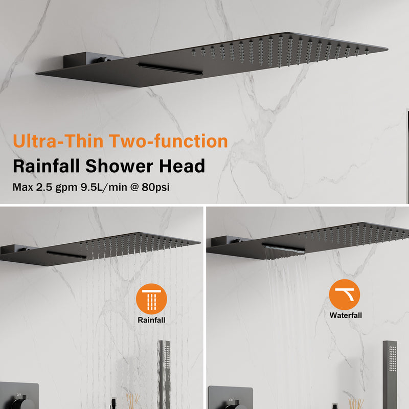 Pressure Balance 3-Function Shower System with 19.69&