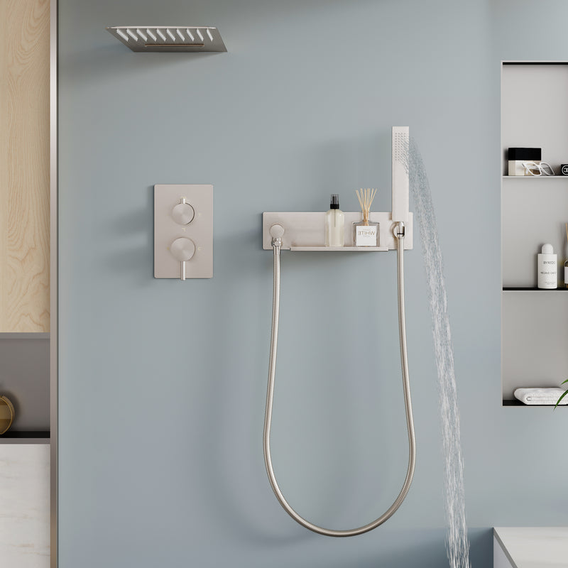Pressure Balance 3-Function Shower System with 19.69&