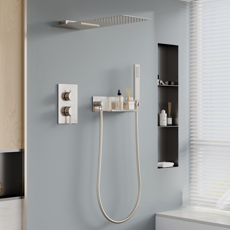 Pressure Balance 3-Function Shower System with 19.69&
