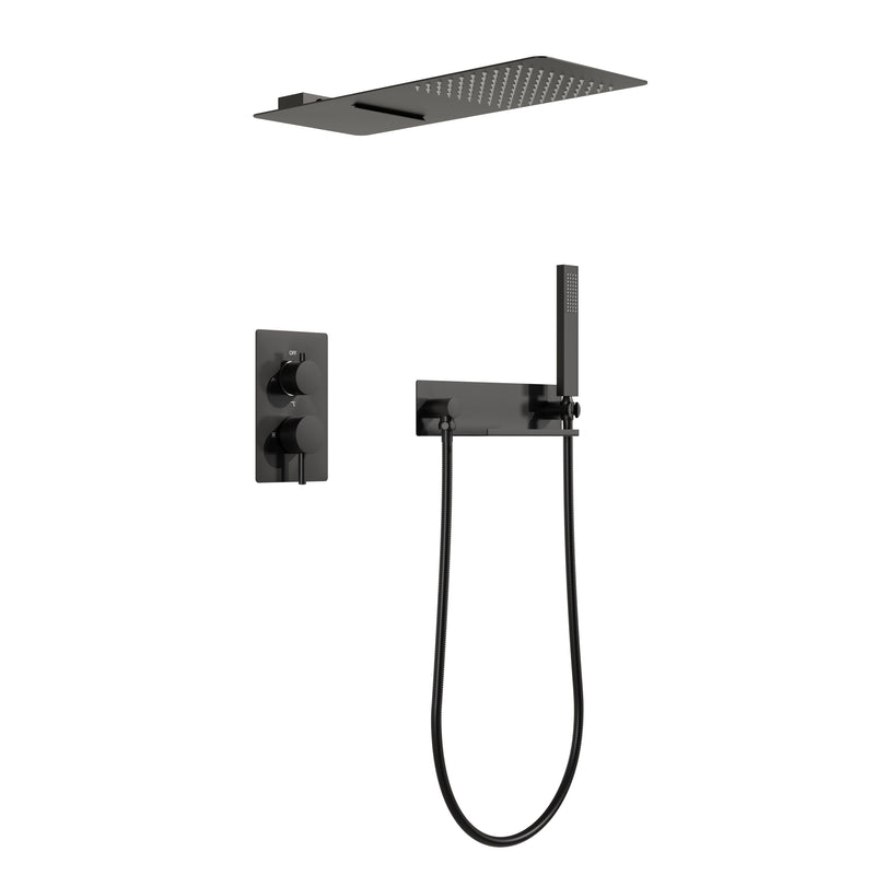 Pressure Balance 3-Function Shower System with 19.69&