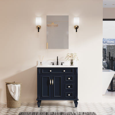 20 in.x 30 in. Copper-Free Tri-Views Mirror Cabinet with Adjustable Shelves and Right Swing Door