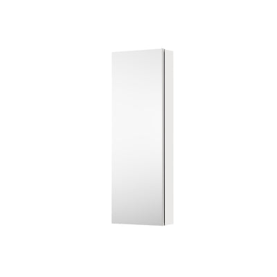 12 in. ×36 in. Copper-Free Tri-Views Mirror Medicine Cabinet, Recessed/Surface Mount and Right Swing Door