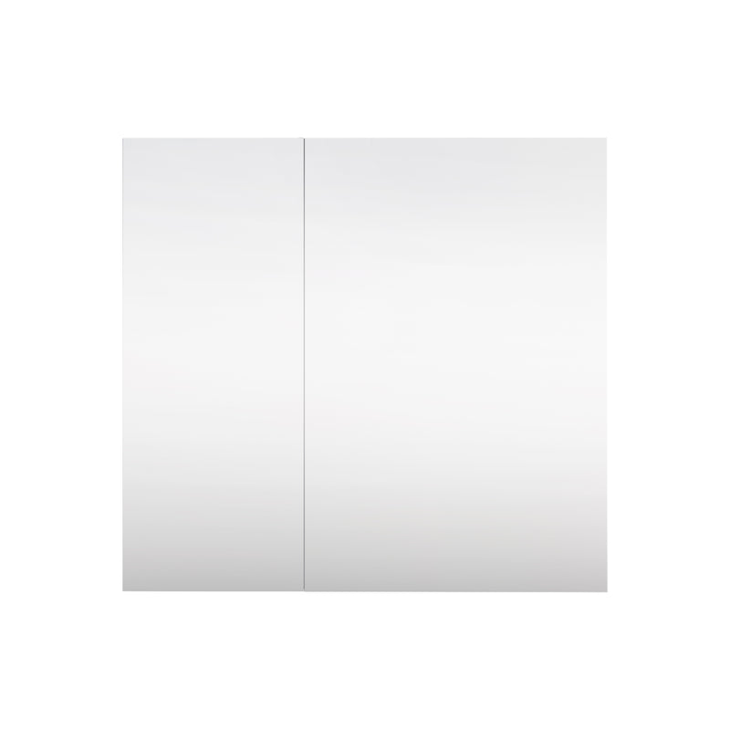 32 in. x 30 in. Copper-Free Tri-Views Mirror Medicine Cabinet with Adjustable Shelves and Dual Swing Doors