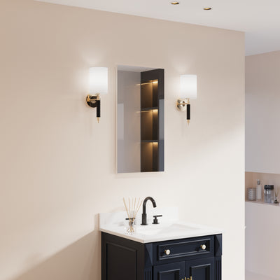 16 in. ×30 in. Copper-Free Tri-Views Mirror Medicine Cabinet with Adjustable Shelves and Right Swing Door