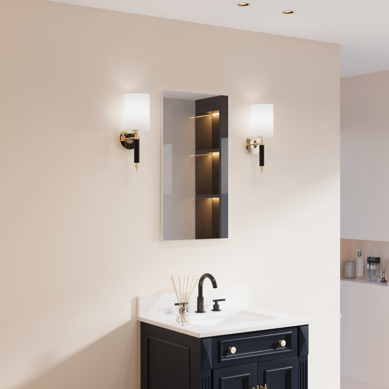 16 in. ×30 in. Copper-Free Tri-Views Mirror Medicine Cabinet with Adjustable Shelves and Right Swing Door