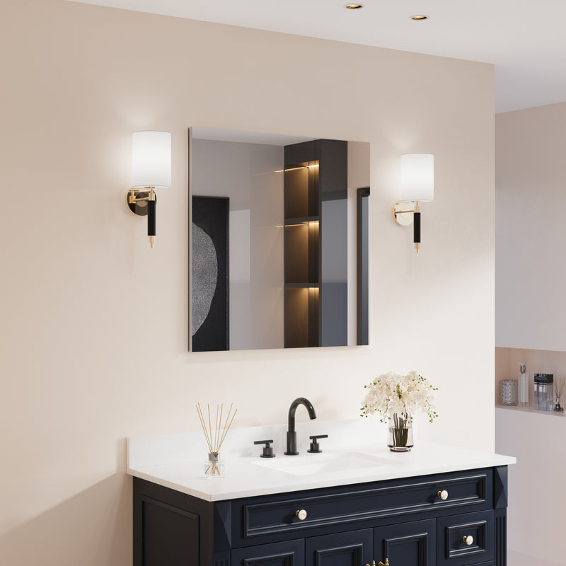30 in.x 30 in. Copper-Free Tri-Views Mirror Cabinet with Adjustable Shelves and Dual Swing Doors