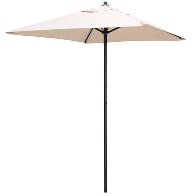 4 feet patio umbrella 5 Feet Patio Square Market Table Umbrella Shelter with 4 Sturdy Ribs – Forclover
