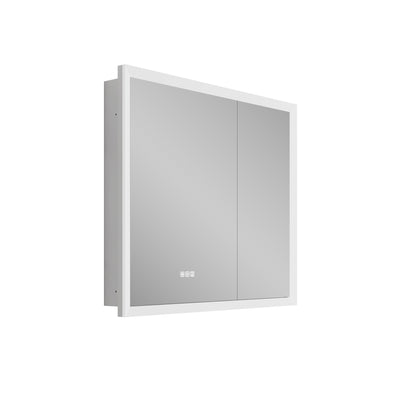 36 in. x 32 in. LED Lighted Anti-fog Mirror Medicine Cabinet Surface/Recessed Mount, Soft Close, 3X Magnifier