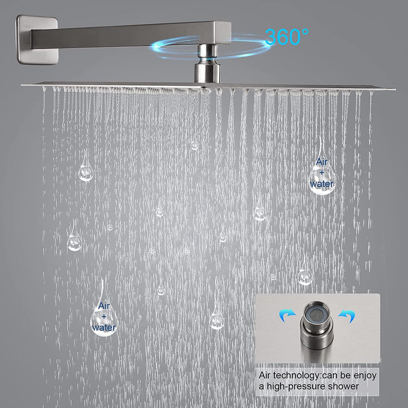 Rain Shower Head Systems Wall Mounted Shower