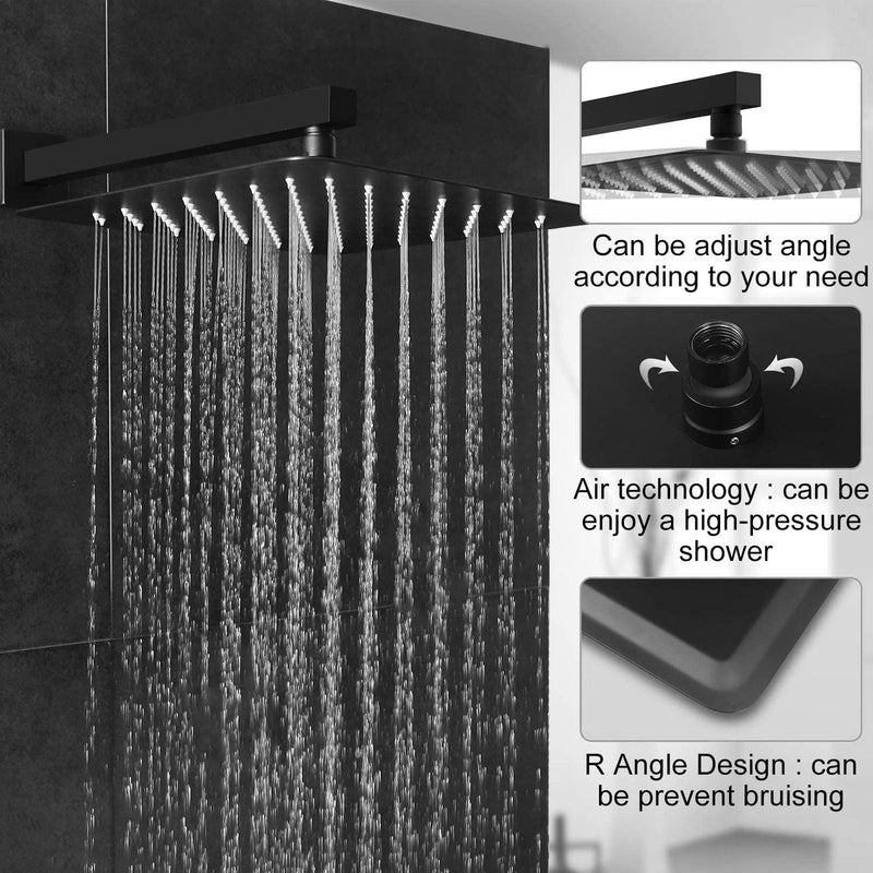 Rain Shower Head Systems Wall Mounted Shower