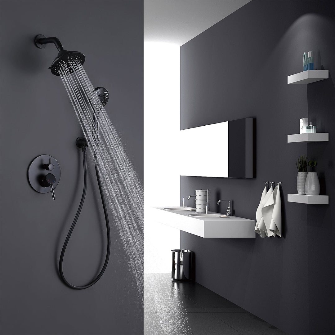 Bathroom Rainfall Shower Head with Handheld – Forclover