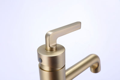 Single Handle Bathroom Faucet With Valve