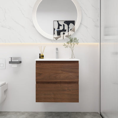 24 inch Bathroom Vanity With Gel Basin Top