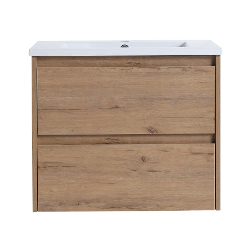24 inch Bathroom Vanity with Ceramic Sink and 2/3 Soft Close drawers