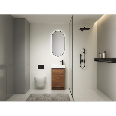 18 Inch Freestanding Bathroom Vanity With Single Sink, Soft Closing Doors, Suitable For Small Bathrooms