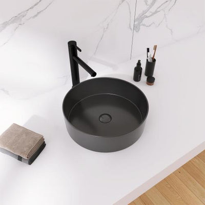 Ceramic Circular Vessel Bathroom Sink Art Sink