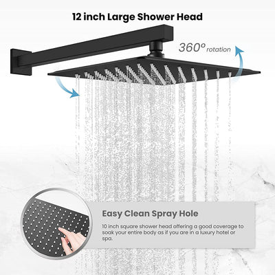 Rain Shower Head Systems Wall Mounted Shower