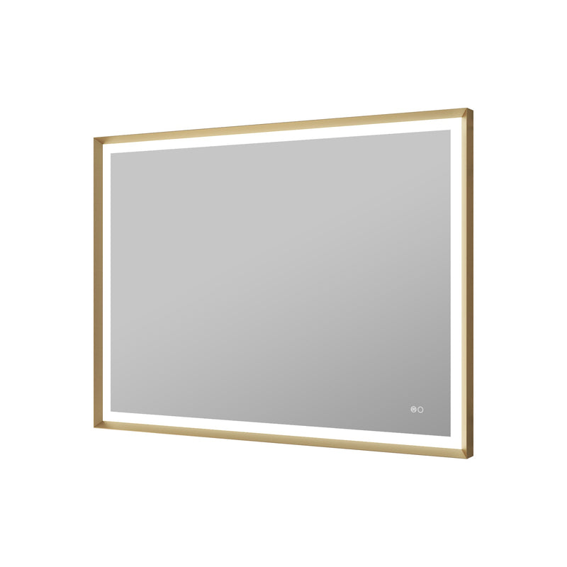 48 in. W x 36 in. H Aluminium Framed Front and Back LED Light Bathroom Vanity Mirror