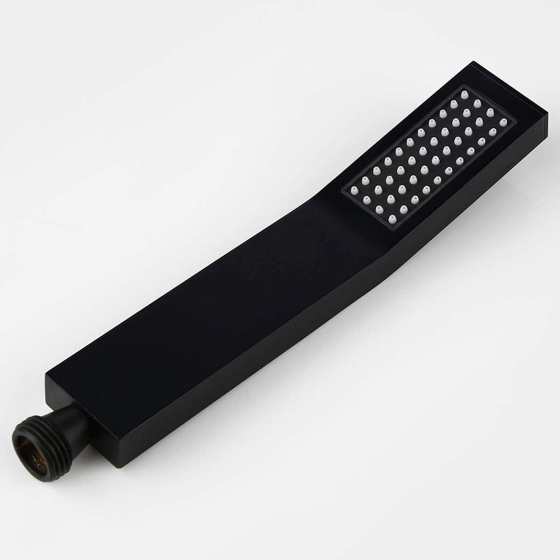 Wall Mount Bathroom Rainfall Shower System in Matte Black