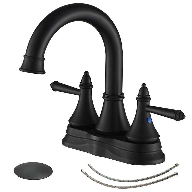 4 in. Centerset 2-Handle Bathroom Sink Faucet