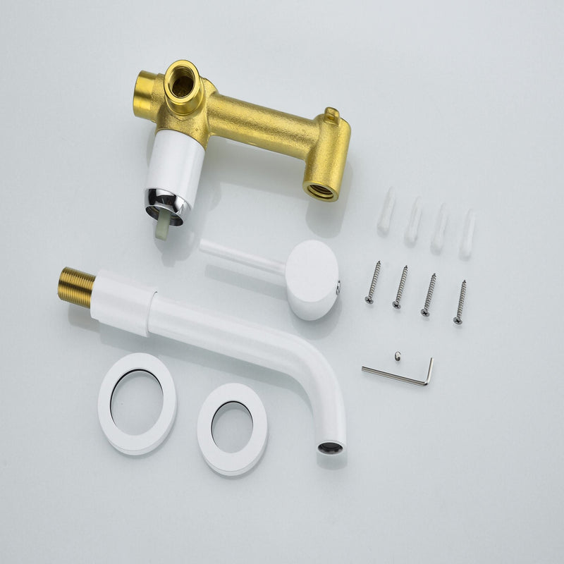 Single Lever Handle Wall Mounted Bathroom Faucet – Forclover