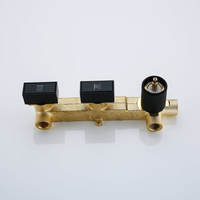 Wall Mounted Dual Function Shower System With Embedded-Box