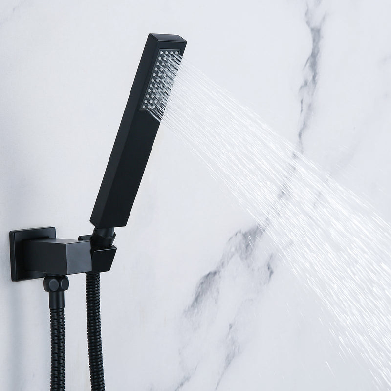 Wall Mounted Dual Function Shower System With Embedded-Box