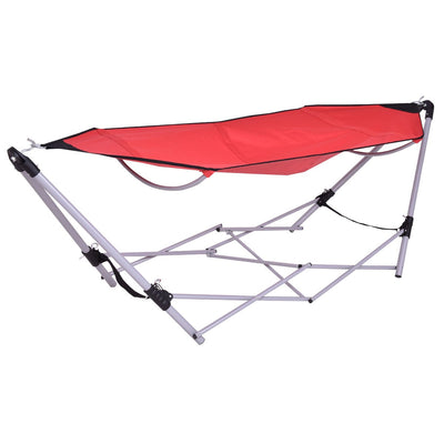 Portable Folding Steel Frame Hammock with Bag