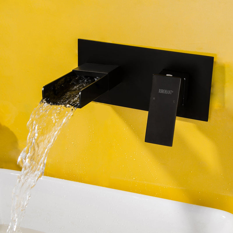 Single Hole Black Vessel Sink Bathroom Faucet