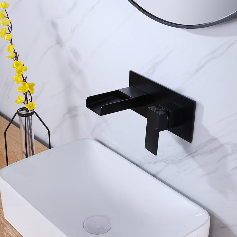 Single Hole Black Vessel Sink Bathroom Faucet