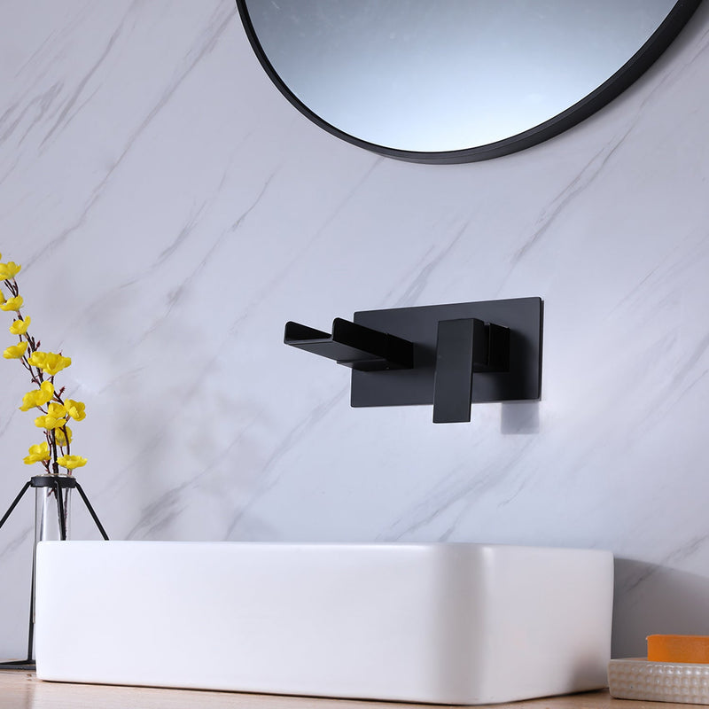 Single Hole Black Vessel Sink Bathroom Faucet